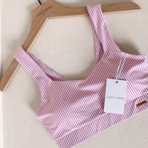 Cleo Harper Liberty bralet in light pink , size M